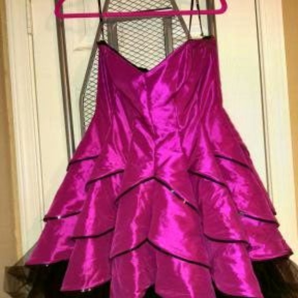 Betsey Johnson Dahlia pink petal tulle dress 8 - Picture 6 of 6